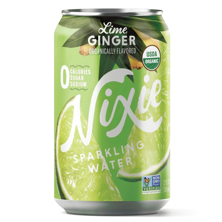 Lime Ginger Sparkling Water 8ct - 96fl oz