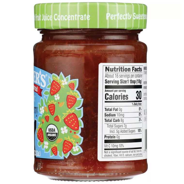 Just Fruit Spread - Organic Strawberry - 10 oz