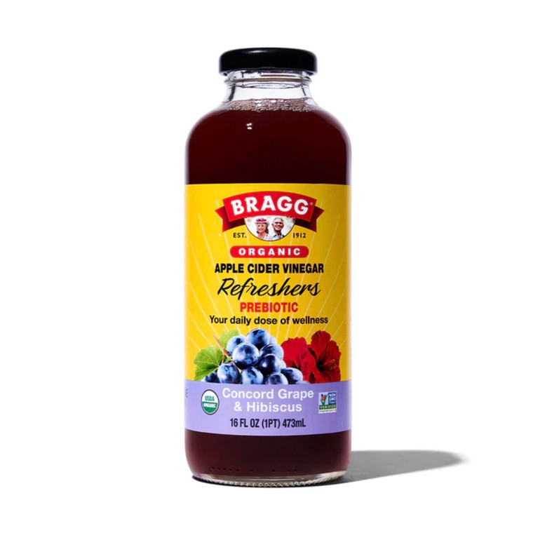 Apple Cider Vinegar Refresher - Concord Grape & Hibiscus - 16fl oz