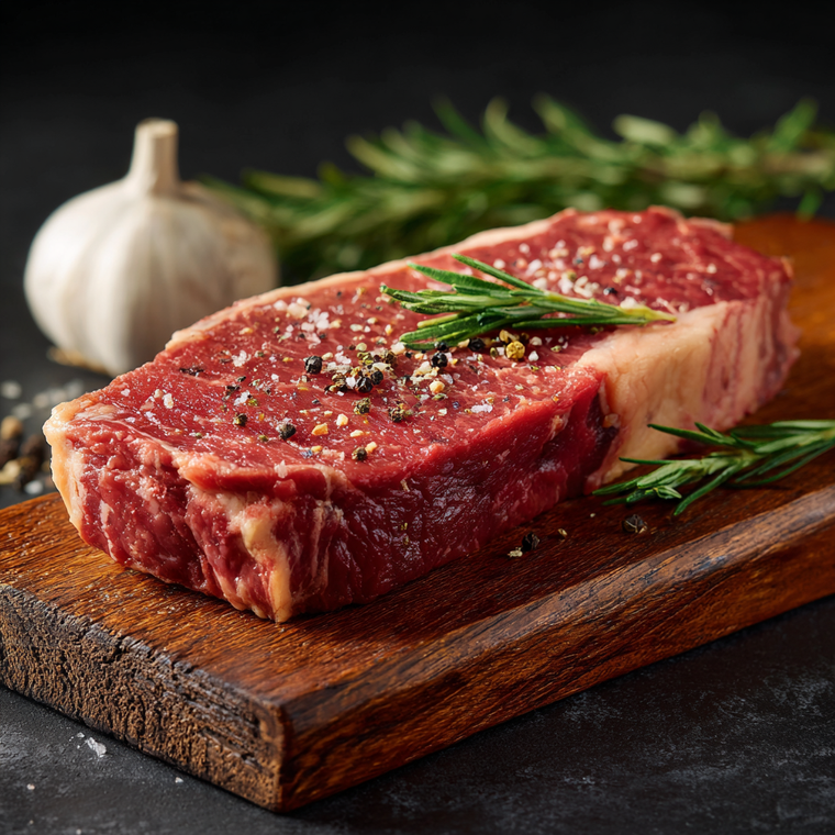 Grass Fed New York Strip Beef Steak - ave 11oz