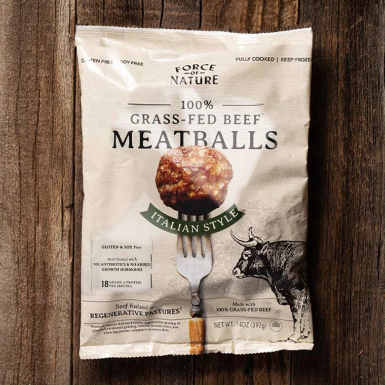 Grassfed Beef Italian Style Meatballs - 14oz