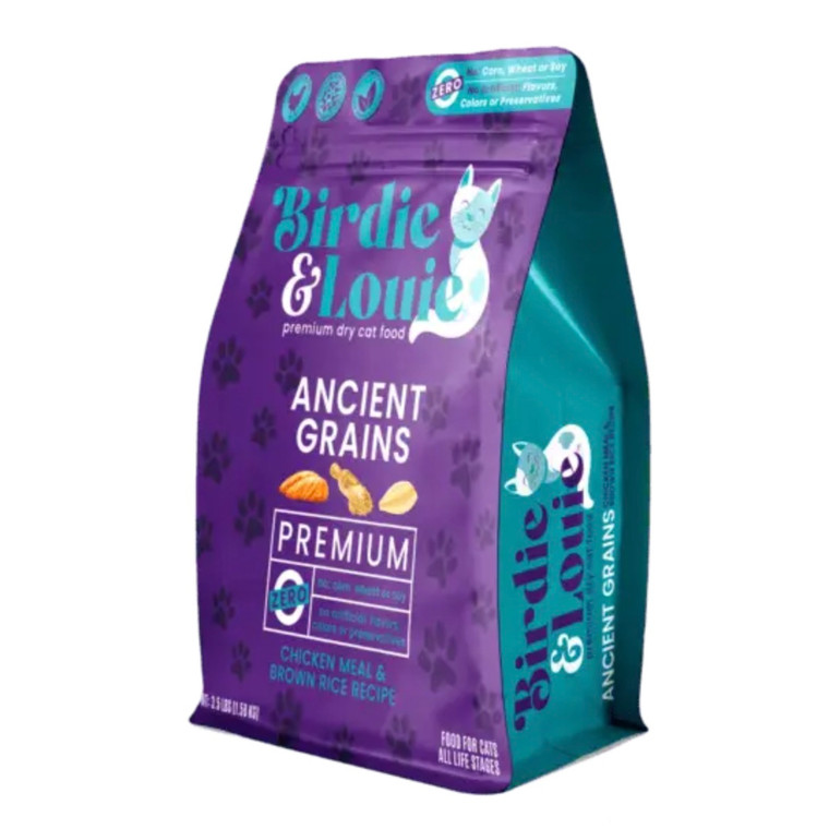 Chicken Meal & Brown Rice Recipe Dry Cat Food - 3.5lb