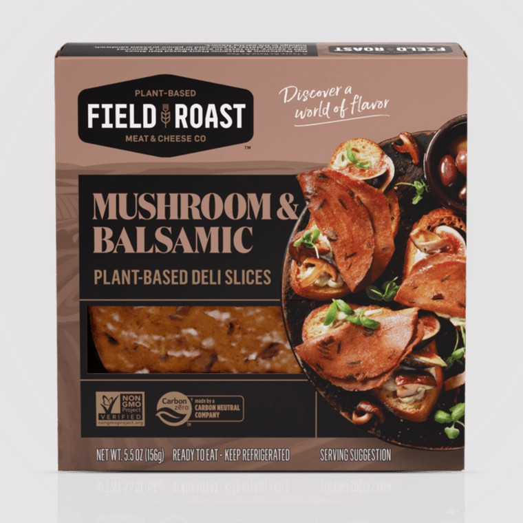 Mushroom & Balsamic Plant-Based Deli Slices - 5.5oz