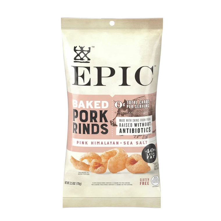 Pork Rinds Pink Himalayan & Sea Salt - 2.5oz