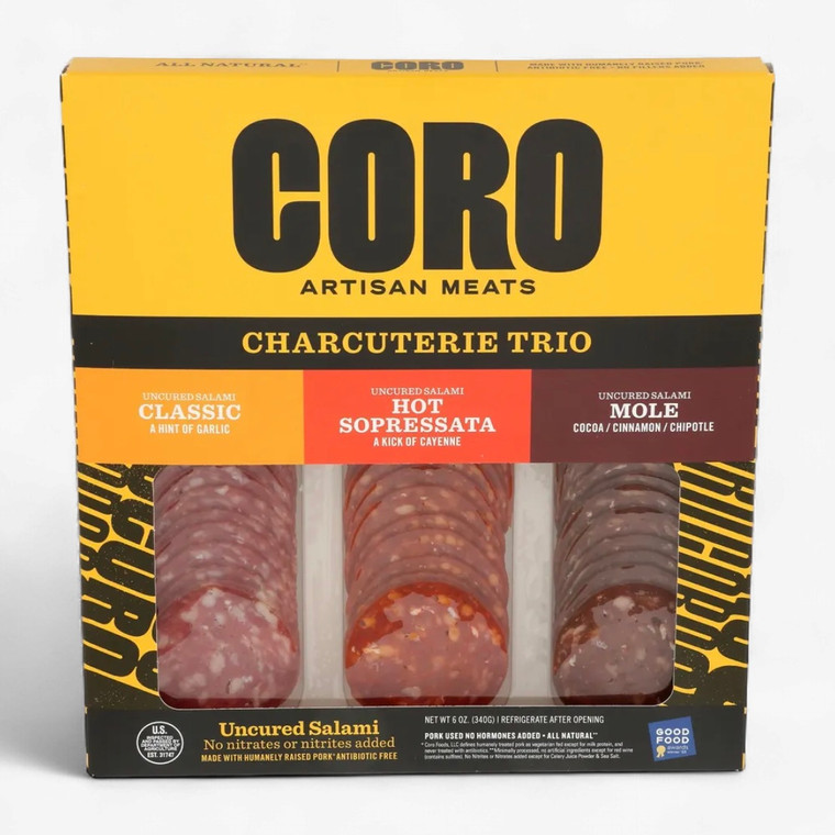 Charcuterie Artisan Trio Salami Sampler - 6oz