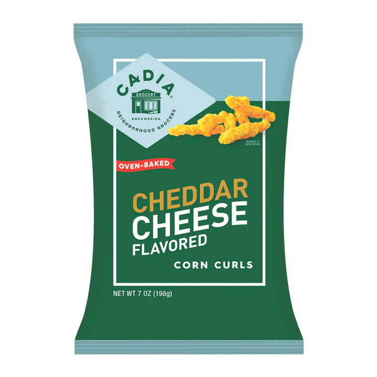Organic Cheddar Baked Corn Curls