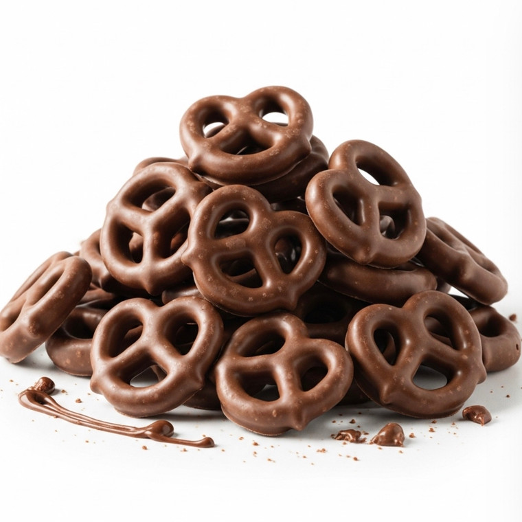 Bulk Milk Chocolate Covered Pretzels - 1/2lb