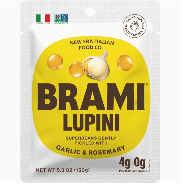 Italian Snacking Lupini Beans - Garlic & Rosemary - 5.3oz
