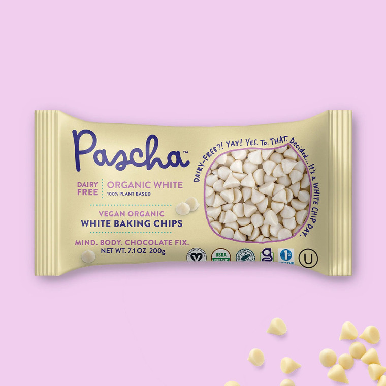 White Chocolate Chips from Pascha Chocolate Co