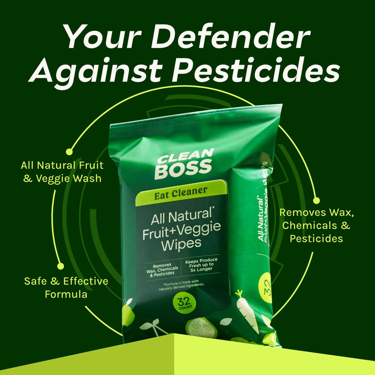 Produce Cleaning Wipes - 32 ct