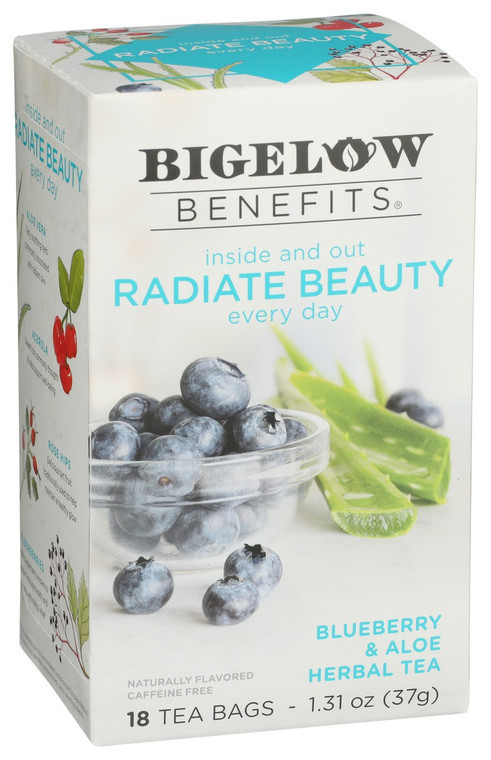 Radiate Beauty Blueberry & Aloe Herbal Tea - 1.31 oz