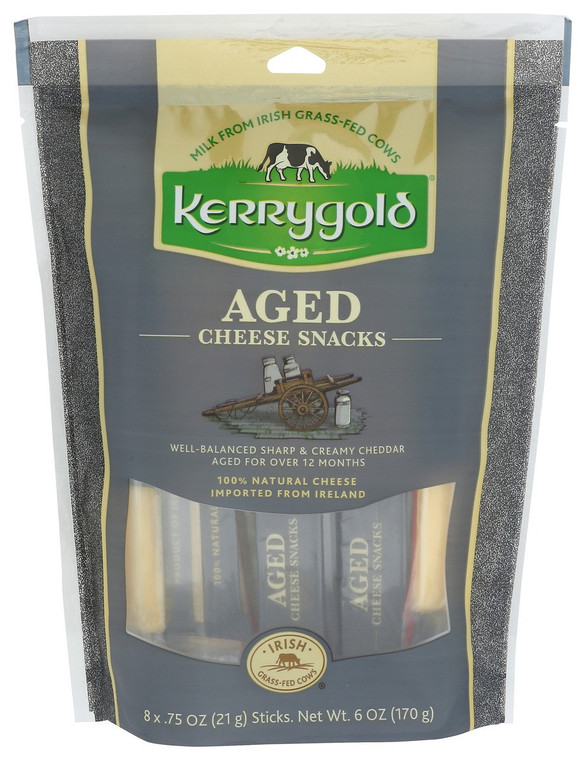 Aged Cheddar Cheese Snacking Sticks - 6 oz