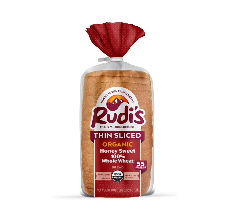 Honey Whole Wheat Bread - Thin Sliced - 18oz