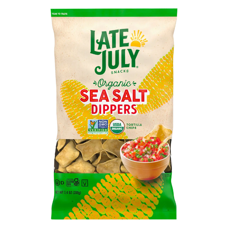 Tortilla Chips - Dipper Style Sea Salt - 7.4oz