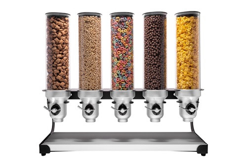Dry Food Dispenser 4.5Lt - IDM Dispenser 5 Free Standing - ACD50-BL-FF