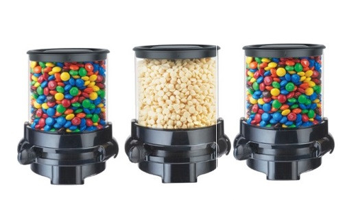 Organic & Dry Food Dispenser Multi X 3 | IDM | Wall Mounted - HMPC3-1.5Lt-ret