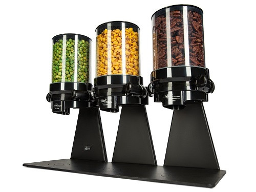 Ice Cream Topping Dispenser 1.5Lt MultiX - IDM Dispenser Triple Free Standing - DMPC3-1.5Lt-ret