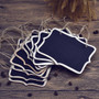 ChalkBoard Signs With Rope - 5Pcs Natural Wood Mini CBS5p