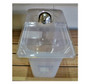 Bulk Food Storage 5Lt Scoop bin with Semi Opening Lid (Tub and Lid combined) - CT5TL
