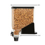 Bulk Dry Food Gravity Dispenser 13.5Lt | IDM Free Flow Pro Dispenser Shelf Mounted - FBD100