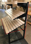 Measurements for the 2 bay (75cm) 4 bay (135cm) Display stand 