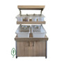• 75cm Display Stand with Cupboard & Adjustable Feet
• Australian made
•  Steel frame
•  Adjustable Feet or Casters
• Bottom Shelf or Bottom Cardboard options