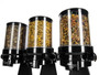 Ice Cream Topping Dispenser 1.5Lt MultiX - IDM Dispenser Triple Free Standing - DMPC3-1.5Lt-ret