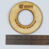 Rocketry Works 29mm Heavy Wall to 66mm (BT-80) Centering Ring with scale