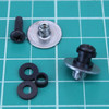 1 pair 1010 rail buttons - black