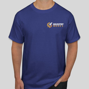 Rocketry Works T-shirt in Deep Royal
