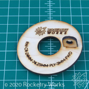 Plywood Big Daddy Upgrade Set 24mm Shock Cord Mount Detail Plywood Big Daddy Upgrade Set 24mm Shock Cord Mount Detail