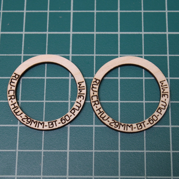 29mm Heavy Wall - 40mm (BT-60) Centering Rings (2)