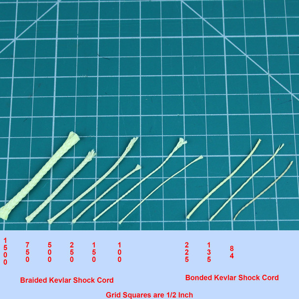 Braided Kevlar Shock Cord by the foot