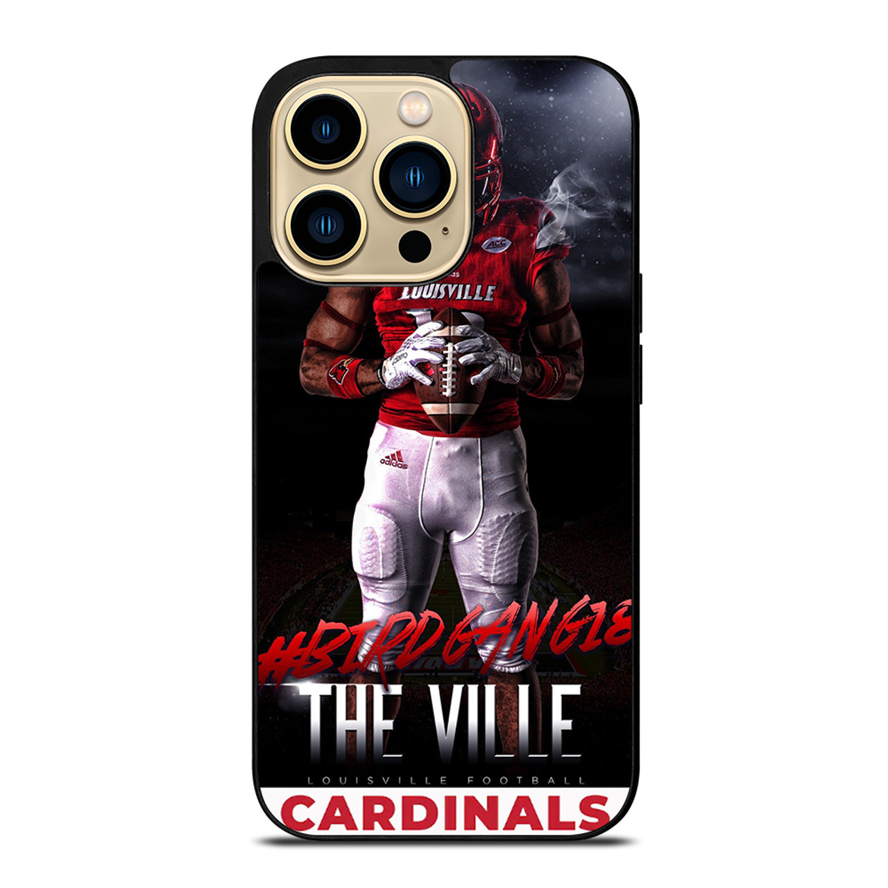 LOUISVILLE CARDINALS FOOTBALL iPhone 14 Pro Case Cover