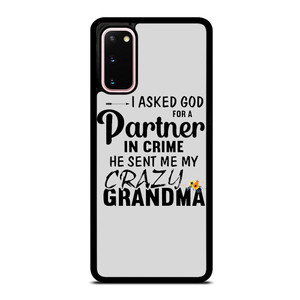 PARTNER IN CRIME GRANDMA 1 Samsung Galaxy S20 Case Cover PARTNER IN CRIME GRANDMA 1 Samsung Galaxy S20 Case Cover