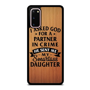 PARTNER IN CRIME DAUGHTER Samsung Galaxy S20 Case Cover PARTNER IN CRIME DAUGHTER Samsung Galaxy S20 Case Cover