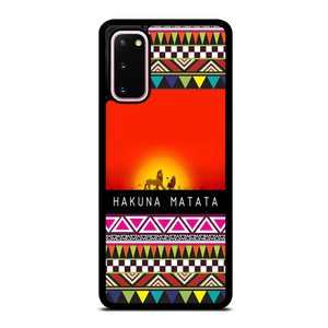 HAKUNA MATATA LION KING AZTEC 2 Samsung Galaxy S20 Case Cover