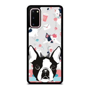 BOSTON TERRIER DOG 3 Samsung Galaxy S20 Case Cover