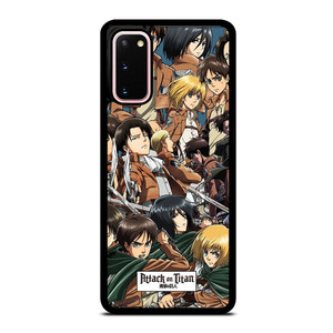ATTACK ON TITAN ALL CHARACTER Samsung Galaxy S20 Case Cover ATTACK ON TITAN ALL CHARACTER Samsung Galaxy S20 Case Cover