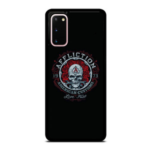 AFFLICTION SKULL ROSE Samsung Galaxy S20 Case Cover