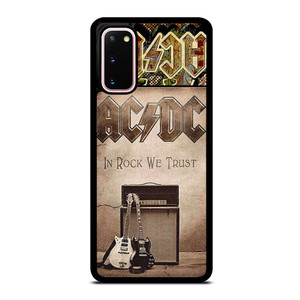 ACDC ROCK WE TRUST Samsung Galaxy S20 Case Cover ACDC ROCK WE TRUST Samsung Galaxy S20 Case Cover