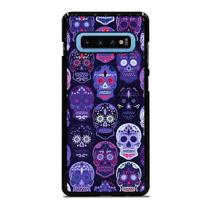 SUGAR SKULL PATTERN Samsung Galaxy S10 Plus Case Cover SUGAR SKULL PATTERN Samsung Galaxy S10 Plus Case Cover