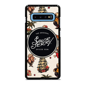 SAILOR JERRY PATTERN Samsung Galaxy S10 Plus Case Cover SAILOR JERRY PATTERN Samsung Galaxy S10 Plus Case Cover