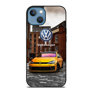 VW VOLKSWAGEN GTI CAR YEELOW iPhone 13 Case Cover VW VOLKSWAGEN GTI CAR YEELOW iPhone 13 Case Cover