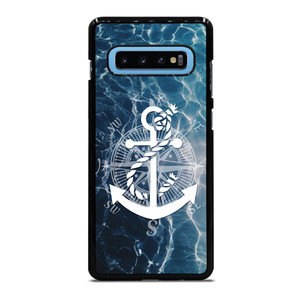 NAUTICAL ANCHOR LOGO Samsung Galaxy S10 Plus Case Cover NAUTICAL ANCHOR LOGO Samsung Galaxy S10 Plus Case Cover
