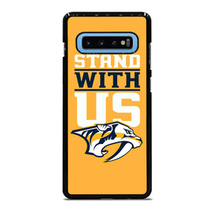 NASHVILLE PREDATORS STAND WITH US Samsung Galaxy S10 Plus Case Cover NASHVILLE PREDATORS STAND WITH US Samsung Galaxy S10 Plus Case Cover