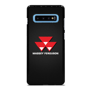 MASSEY FERGUSON TRACTOR LOGO CARBON Samsung Galaxy S10 Plus Case Cover