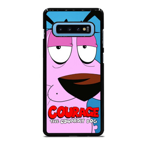 COURAGE THE COWARDLY DOG 2 Samsung Galaxy S10 Plus Case Cover COURAGE THE COWARDLY DOG 2 Samsung Galaxy S10 Plus Case Cover