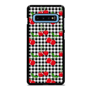 CHECKED CHERRY Samsung Galaxy S10 Plus Case Cover