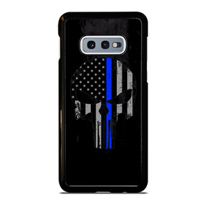 THIN BLUE LINE PUNISHER BLACK Samsung Galaxy S10e Case Cover THIN BLUE LINE PUNISHER BLACK Samsung Galaxy S10e Case Cover